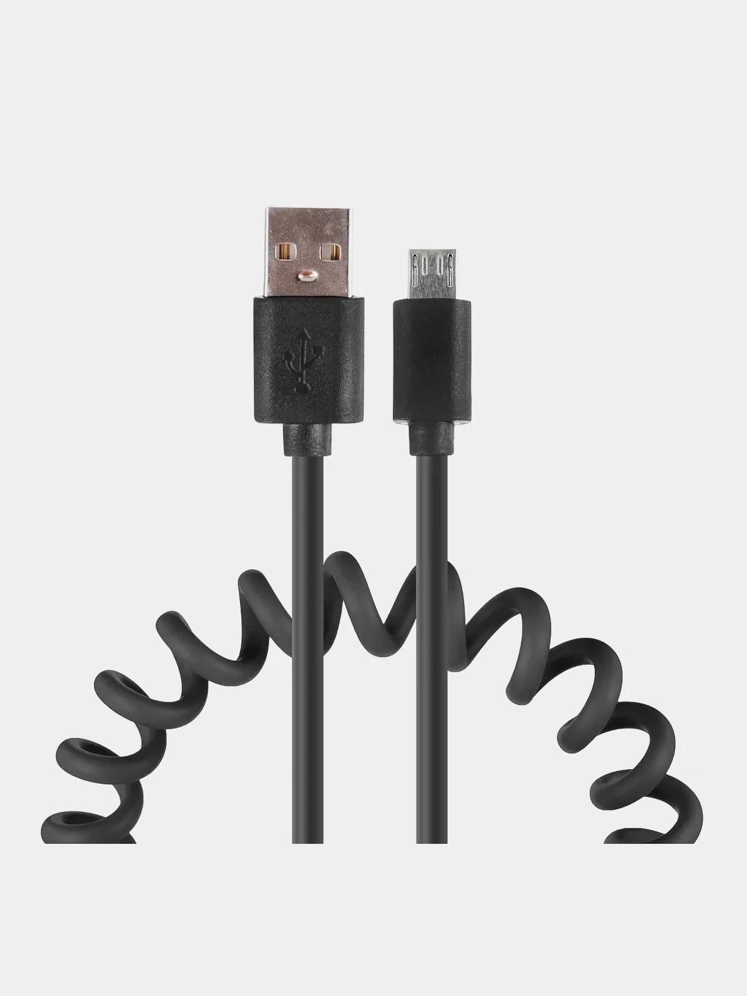 Угольный кабель для зарядки Micro USB