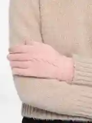 Коралловый перчатки женские теплые, сенсорные