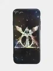 Светло-оранжевый чехол для Apple iPhone "Гарри Поттер", на iPhone 7, 8, 11, 12