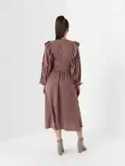 Бежевый платье DRES 00