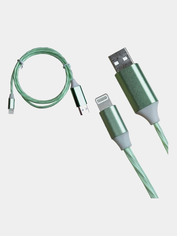 Кабель lightning Z1 светодиодный