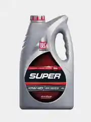 Полусинтетическое моторное масло ЛУКОЙЛ SUPER, 10W-40, SG/CD, 4л