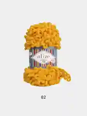 Светло-оранжевый пряжа Alize Puffy fine