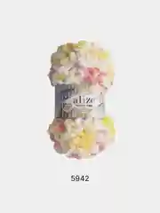 Кораллово-розовый пряжа Alize Puffy fine