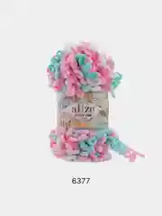 Бирюзовый пряжа Alize Puffy fine