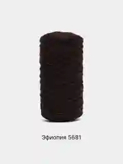 Коричневый шнур Caramel Baby, полиэфирный, 2 мм, 200 метров для вязания и макраме