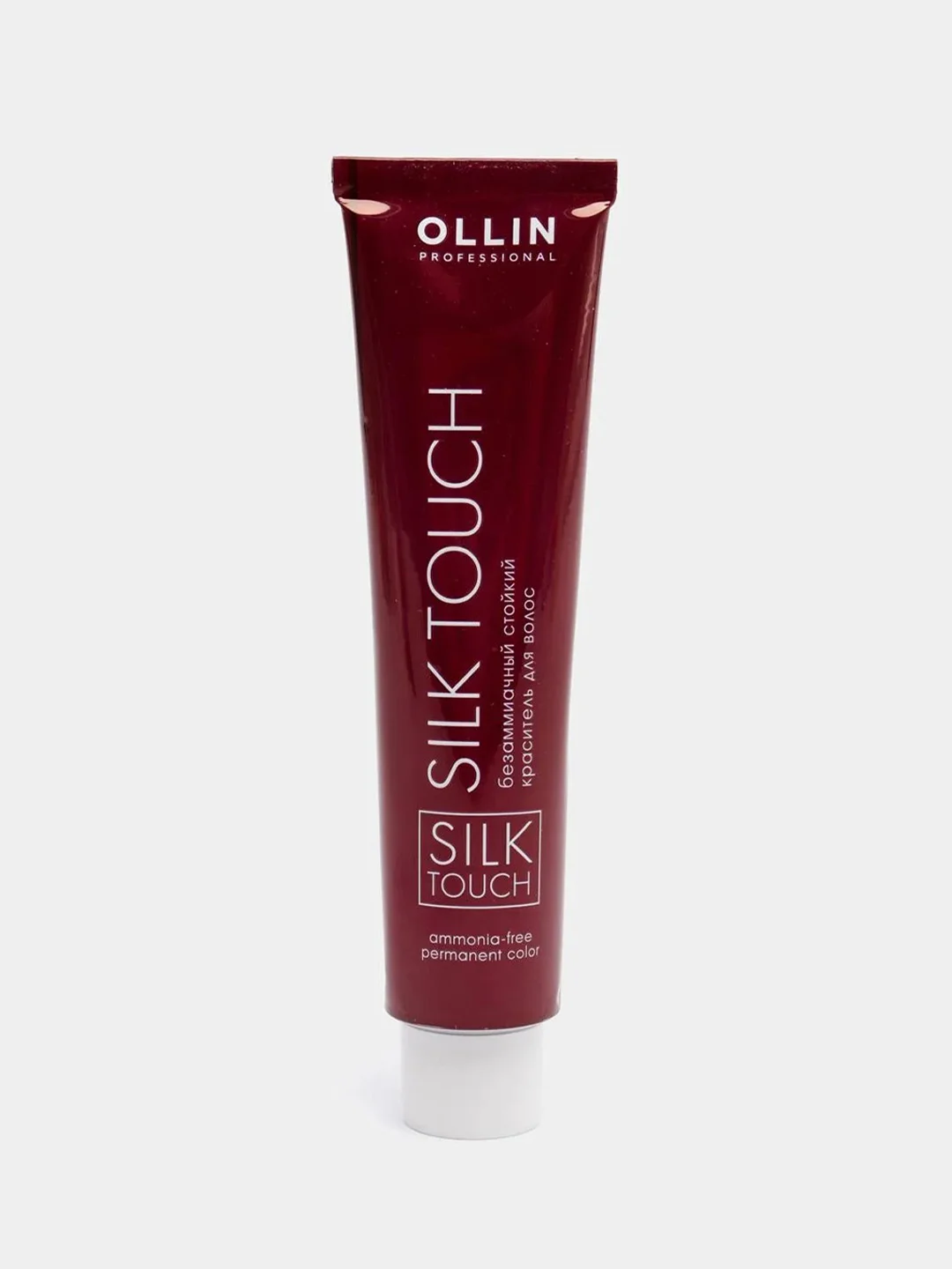 Безаммиачный краситель для волос "OLLIN PROFESSIONAL" SILK TOUCH 4/1 шатен пепельный 60мл