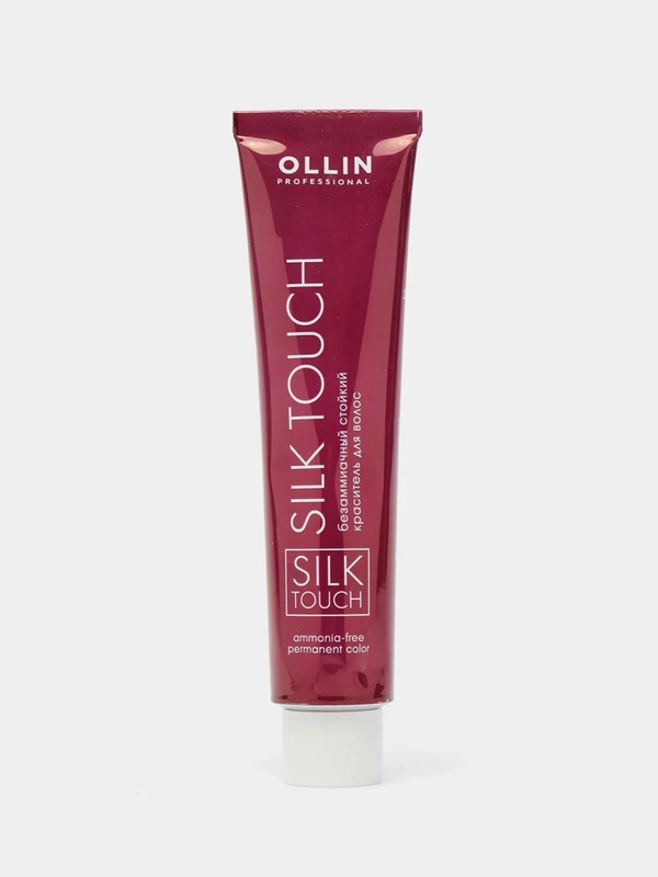 Безаммиачный краситель для волос OLLIN PROFESSIONAL SILK TOUCH 10/1 светлый блондин 60 мл