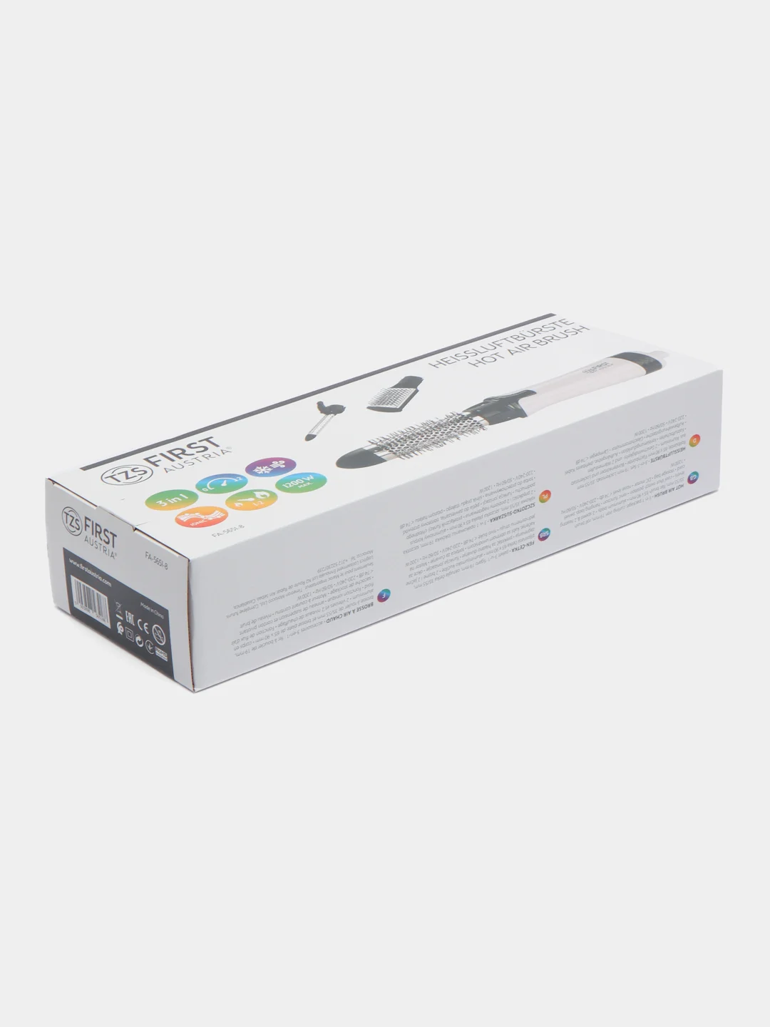 Фен-щетка FIRST FA-5651-8 White 1200Вт, 2 скорости, 2 уровня нагрева