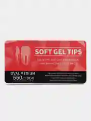 Алый гелевые типсы SOFT GEL TIPS (440 шт)