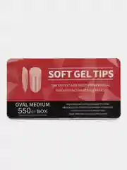 Багровый гелевые типсы SOFT GEL TIPS (440 шт)