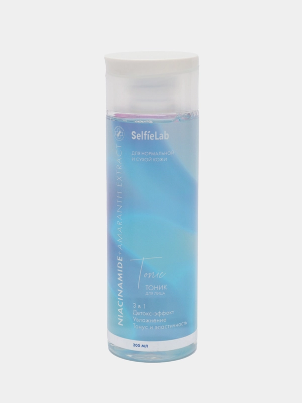 Тоник для лица для сухой и нормальной кожи Niacinamide+Amaranth extract "SelfieLab" 200мл