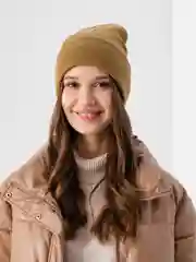Терракотовый шапка вязаная, унисекс