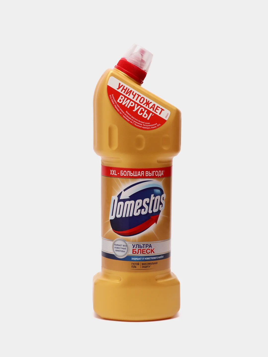 Чистящее cредство для туалета Domestos "Ультра блеск", гель, 1500 мл