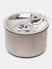 Автопоилка круглая, металлическая, для кошек и собак