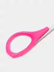 Фуксия ножницы маникюрные, с колпачком, прямые, 9,5 см