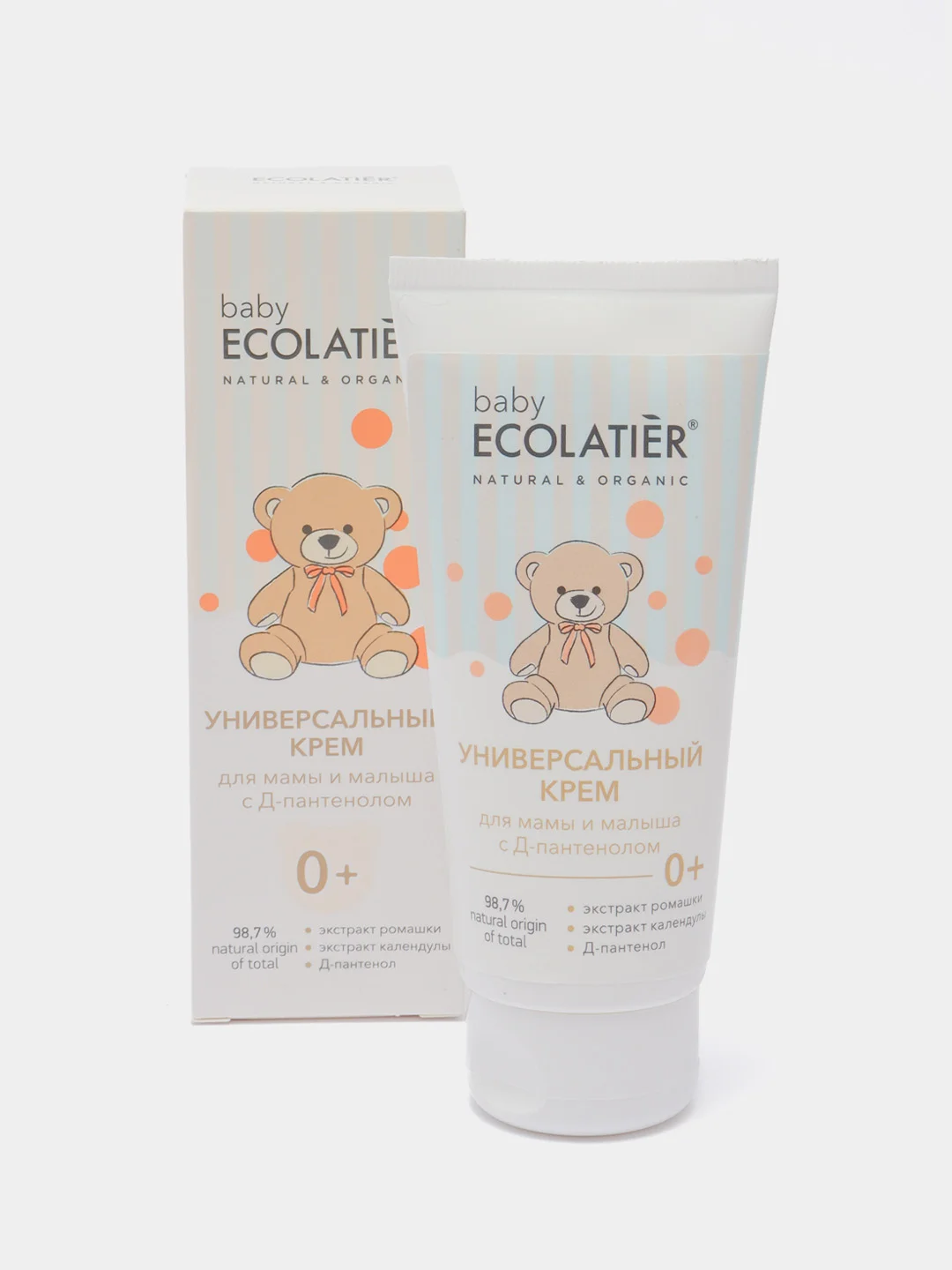 Универсальный крем для мамы и малыша с Д-пантенолом 0+ Ecolatier baby, 100 мл