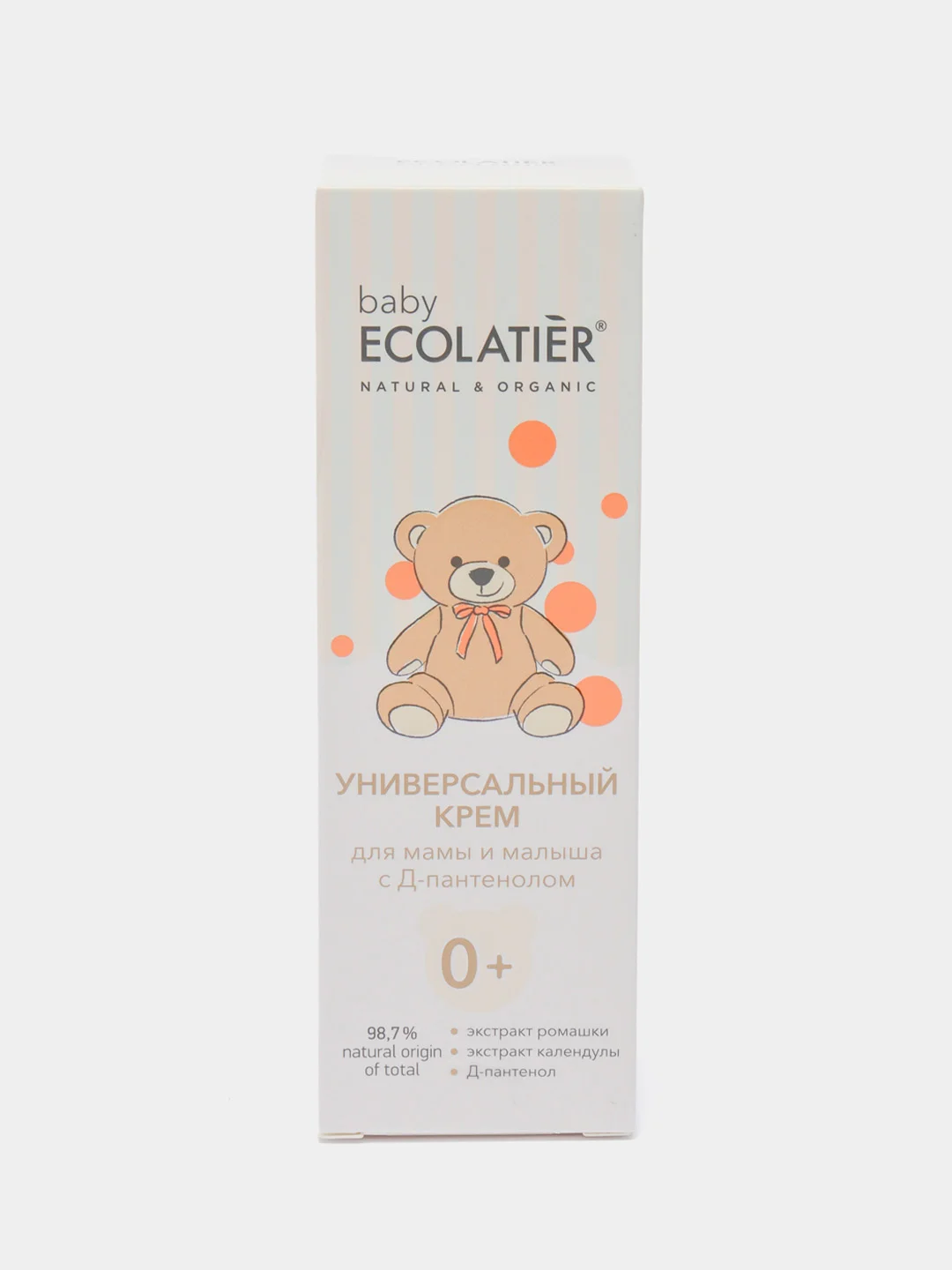 Универсальный крем для мамы и малыша с Д-пантенолом 0+ Ecolatier baby, 100 мл
