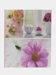 Прозрачный фотоальбомы "Цветы", твёрдая обложка, на 200 фото 10 х 15 см, 24 вида