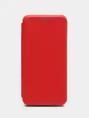 Красный чехол-книжка на Samsung Galaxy A8 2018, Самсунг Галакси А8 2018