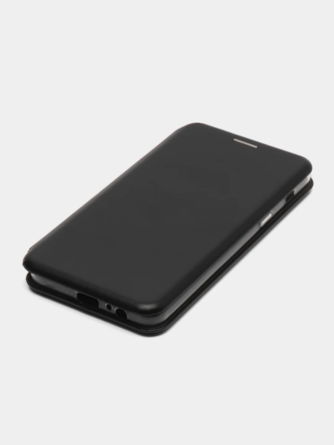 Черный чехол-книжка на Samsung Galaxy A8 2018, Самсунг Галакси А8 2018