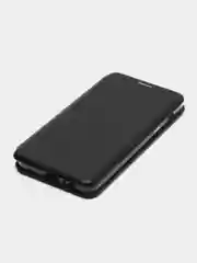 Черный чехол-книжка на Samsung Galaxy A8 2018, Самсунг Галакси А8 2018
