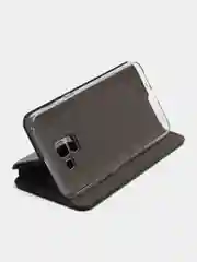 Черный чехол-книжка на Samsung Galaxy A8 2018, Самсунг Галакси А8 2018
