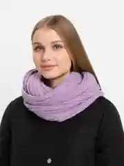 Сиреневый шарф-снуд женский "Миретта"