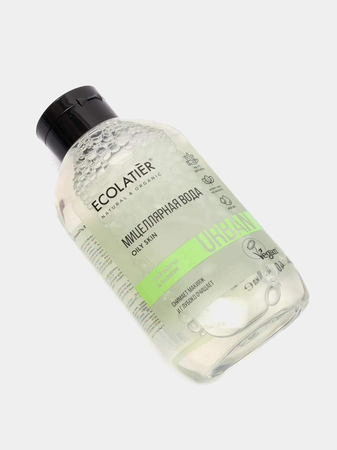 Ecolatier Urban Мицеллярная вода для снятия макияжа Чай матча и бамбук  400 мл