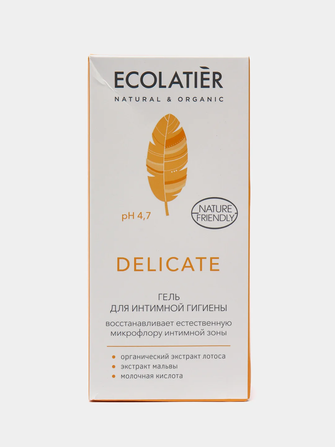 Гель для интимной гигиены Delicate с экстрактом лотоса Ecolatier, 250 мл