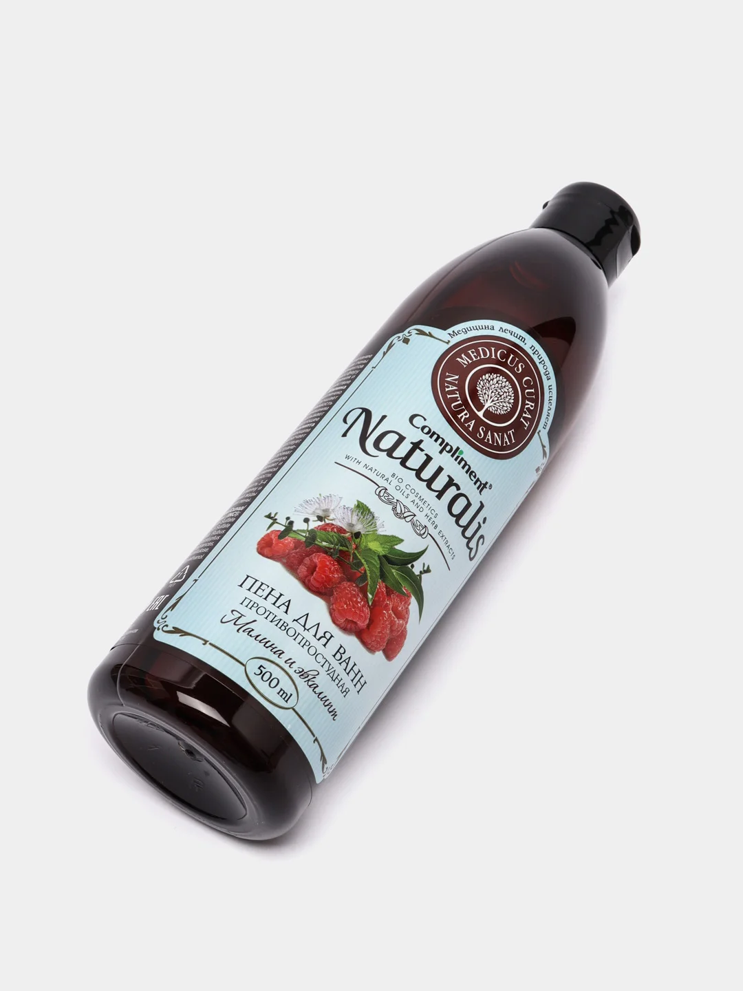 Пена для ванн противопростудная расслабляющая Малина и эвкалипт Compliment Naturals,500 мл