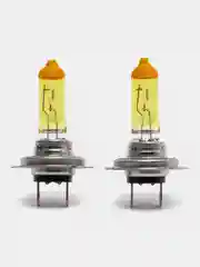 Лампа автомобильная галогенная SVS Yellow H1, H3, H4, H7, H8, H11, H27, HB3, HB4, H15, H16 + W5W
