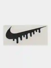 Черный голографическая наклейка без фона с логотипом Nike