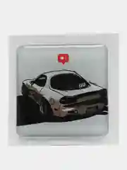 Серебряный 3d наклейки на телефон с тачками "JDM" drift, объёмные стикеры на телефон с машинками