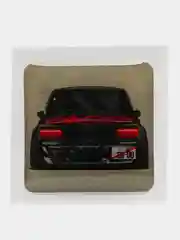 Приглушённый хаки 3d наклейки на телефон с тачками "JDM" drift, объёмные стикеры на телефон с машинками