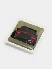 Приглушённый хаки 3d наклейки на телефон с тачками "JDM" drift, объёмные стикеры на телефон с машинками