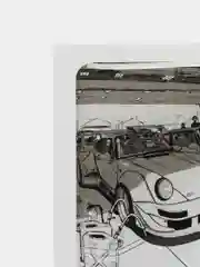 Салатовый 3d наклейки на телефон с тачками "JDM" drift, объёмные стикеры на телефон с машинками