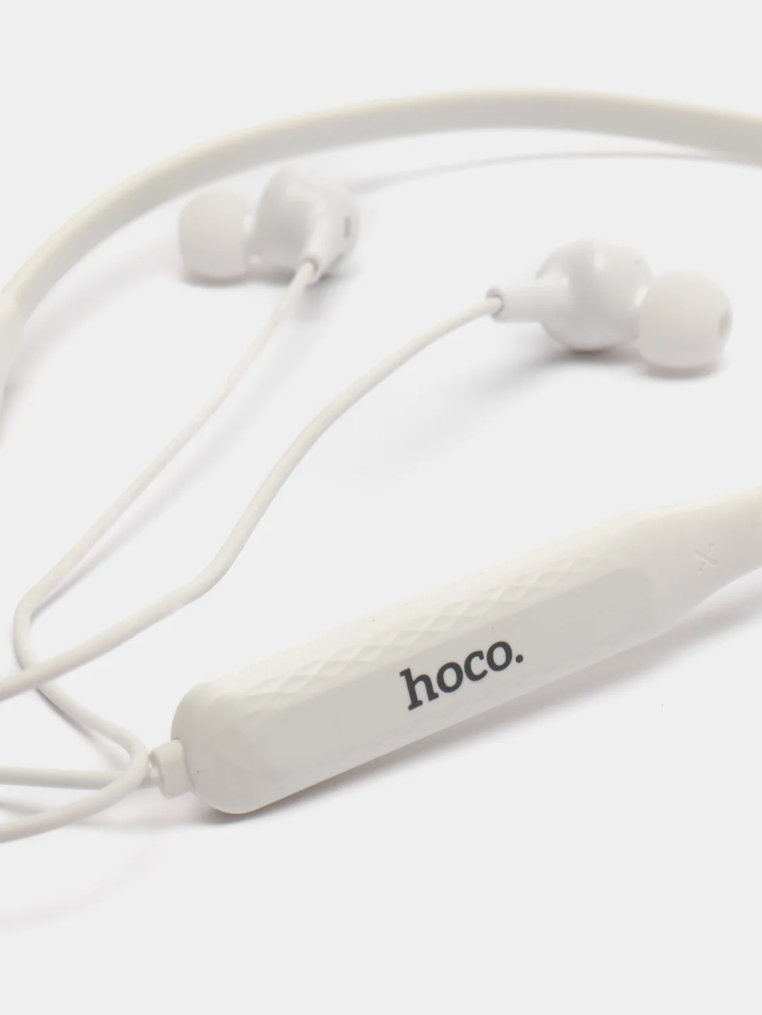 Белый наушники беспроводные спортивные Hoco ES51 Era, с шейным ободком