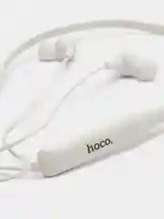 Белый наушники беспроводные спортивные Hoco ES51 Era, с шейным ободком