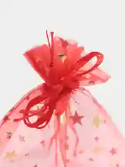 Вишнёвый мешочки новогодние подарочные, пакеты на Новый год для конфет