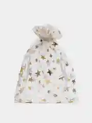Желтый мешочки новогодние подарочные, пакеты на Новый год для конфет