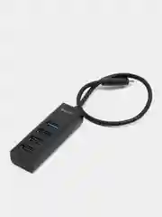 Разветвитель USB Hub HOCO HB25, 4 разъема, Type-C на USB 3.0 гнездо