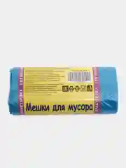 Голубой мусорные мешки Домовёнок ПНД / Мешки для мусора / Пакеты для мусора Домовенок