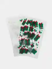Зеленый мешочки новогодние подарочные, пакеты на Новый год для конфет