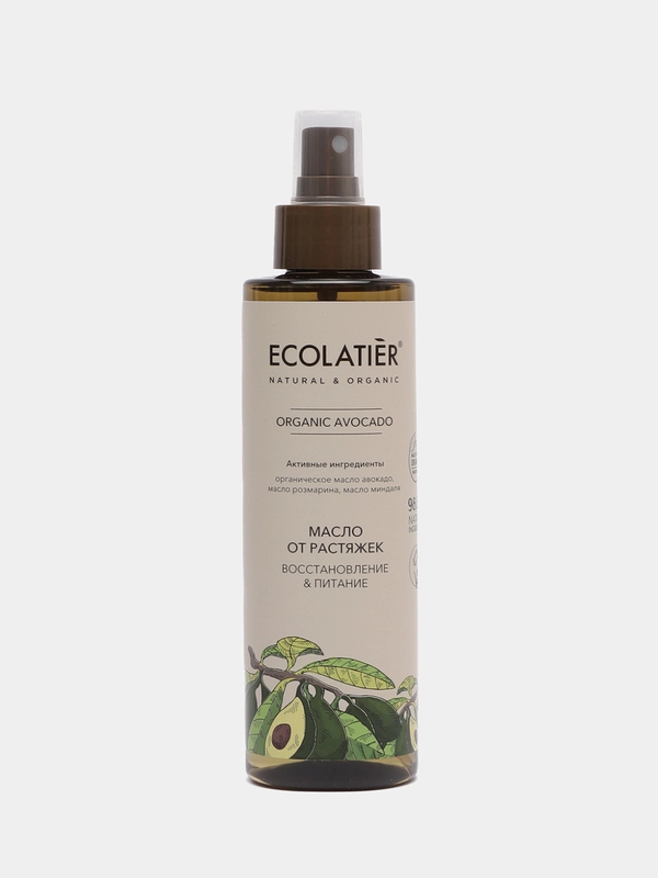 Масло от растяжек Восстановление и Питание Ecolatier Green 200 мл