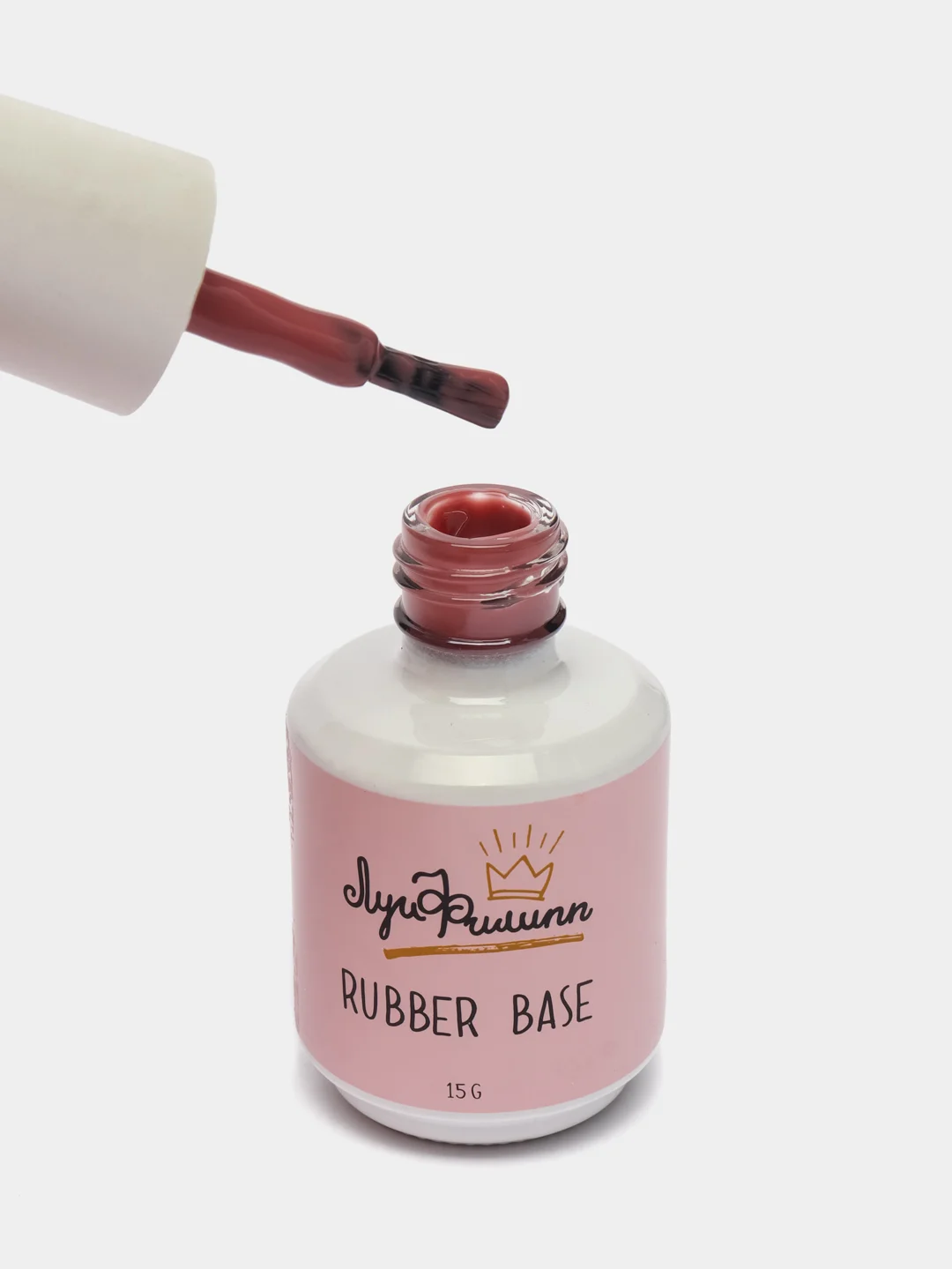 База для гель-лака, маникюра SKIN Rubber Base цвет 07 Луи Филипп