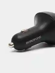 Черный автомобильный FM-трансмиттер Borofone BC26, фм модулятор Bluetooth, ресивер