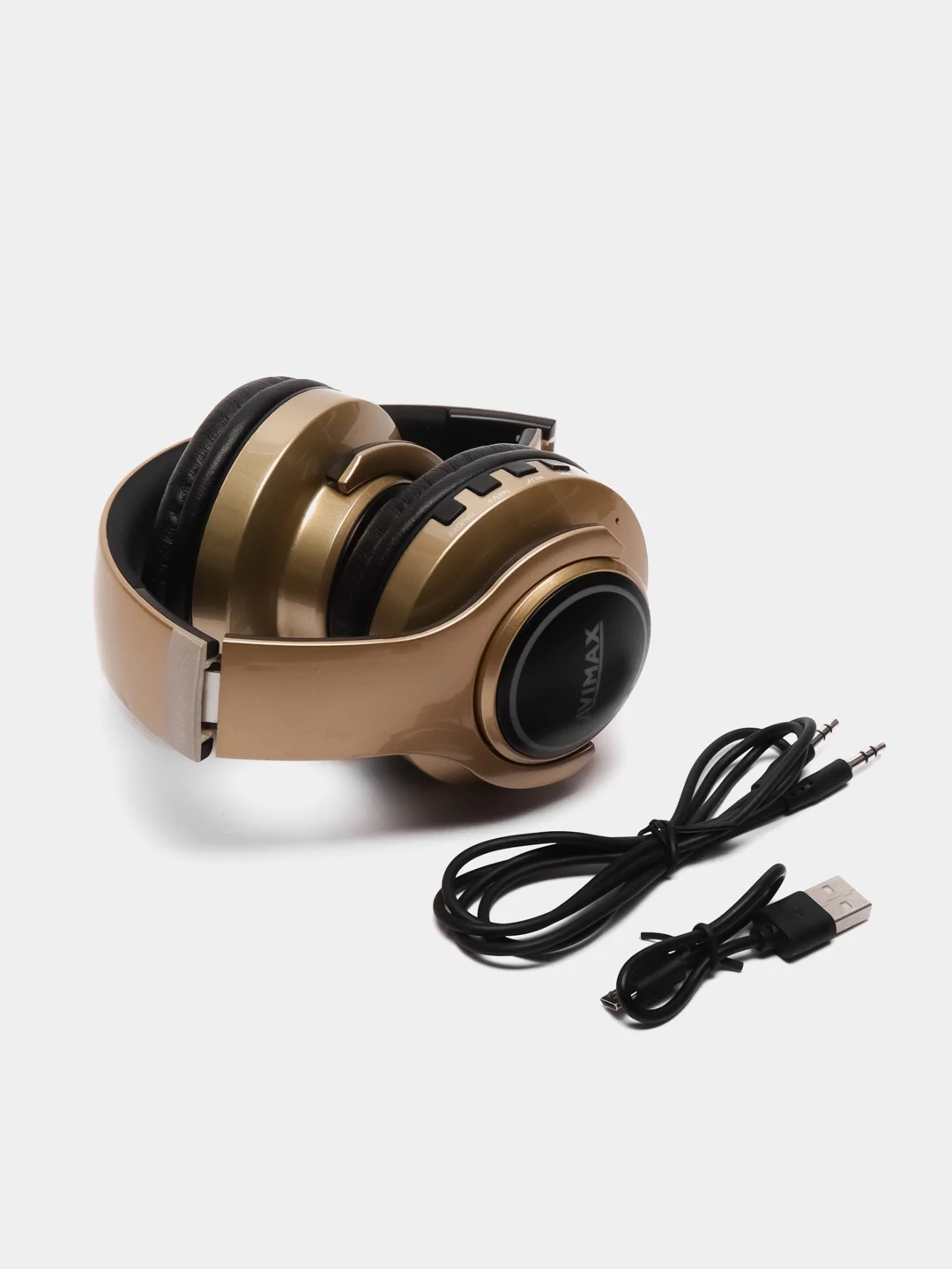 Золотой беспроводные блютуз наушники Avimax Max103