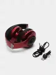 Красный беспроводные блютуз наушники Avimax Max103