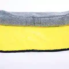 Желтый салфетка из микрофибры для автомобиля, универсальная тряпка для автомобиля, автополотенце